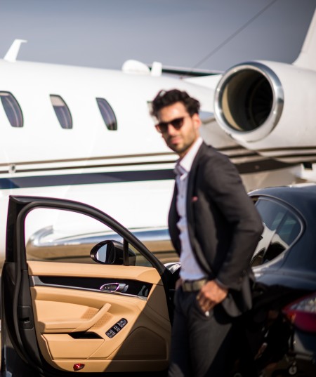 chauffeur driver airport milan